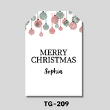 Personalized Christmas Gift Tags [Collection Series 4]